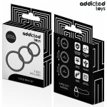 ADDICTED TOYS - CONJUNTO DE ANÃIS DE SILICONE MODELO 2